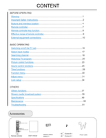 Haier L42A9-AK L46A9-AK (54 pages) TV Operating Manual