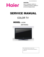 Haier L42H8 (41 pages) TV Service Manual