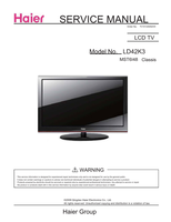 Haier TV1012S002V0 LD42K3 MST6I48 (56 pages) TV Service Manual