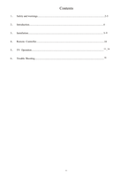 Haier LE19B610 (17 pages) TV Operating Manual