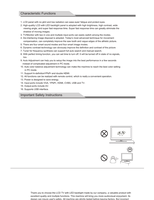 Haier LE26K800 (19 pages) TV Operating Manual