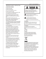 Haier LE32B50 (16 pages) TV Operating Manual