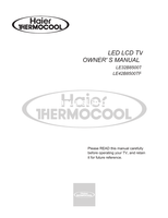 Haier LE32B8500T LE42B8500TF (35 pages) TV Operating Manual