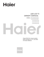Haier LE32K6000D (28 pages) TV Operating Manual