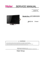 Haier LEC32B33200 MSD318 (61 pages) TV Service Manual