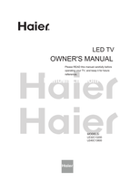 Haier LE32C13200 LE40C13800 (32 pages) TV Operating Manual