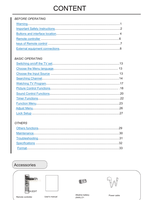 Haier LR42T1 LR47T1 (44 pages) TV Operating Manual
