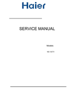 Haier NS-13CTV (15 pages) TV Service Manual