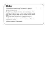 Haier 0090508820B 00000177754 (38 pages) TV Operating Manual