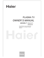 Haier P42LV6-T1 P50V6-A8 (48 pages) TV Operating Manual