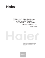 Haier P50A11-AK P60A11-AK (50 pages) TV Operating Manual
