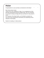 Haier L42A9-AK (49 pages) TV Operating Manual