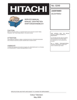Hitachi 0249 22LD3750DC 22LD3750DU (37 pages) TV Service Manuals Hitachi 0249 22LD3750DC 22LD3750DU (37 pages) TV Service Manuals