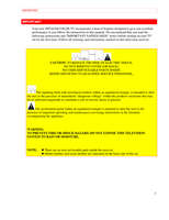 Hitachi 31CX4B 31UX5B (70 pages) TV Operating Manual