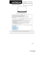 Hitachi 32LD380TA (36 pages) TV Service Manual