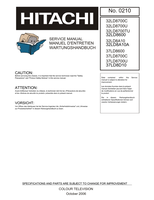Hitachi 32LD8700C 32LD8700U 32LD8700TU 32LD8600 32LD8A10 32LD8A10A (64 pages) TV Service Manual