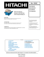Hitachi 32LD8A20 32LD8A20A 37LD8A20 37LD8A20A (66 pages) TV Service Manual