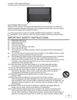 Hitachi 43C31 OG43C3101222019 (40 pages) TV Operating Manual