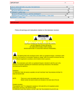 Hitachi 50EX12BA 50EX13KA (47 pages) TV Operating Manual