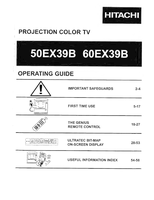 Hitachi 28-53 54-58 (60 pages) TV Operating Manual