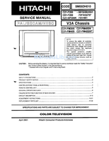 Hitachi C21-F200 (37 pages) TV Service Manual