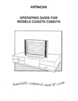 Hitachi C2565TN (31 pages) TV Operating Manual