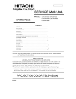 Hitachi C43-FL7000 P7966156A (179 pages) TV Service Manual