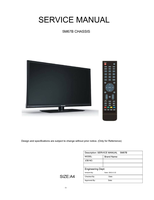 Hitachi 5M67B SIZEA4 (98 pages) TV Service Manual