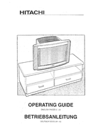 Hitachi CL2546TAN (50 pages) TV Operating Manual