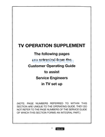 Hitachi CL2848TAN (165 pages) TV Service Manual
