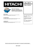 Hitachi CML155XW (48 pages) TV Service Manual