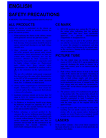 Hitachi CML155XW (48 pages) TV Service Manual