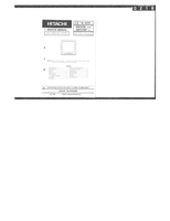 Hitachi CMT2192 (19 pages) TV Service Manual