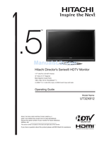 Hitachi UT32X812 (55 pages) TV Operating Manual
