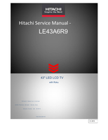 Hitachi LE43A6R9 (20 pages) TV Service Manual
