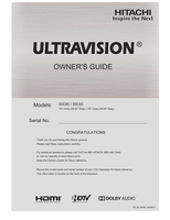 Hitachi 50C60 55C60 OG5055C6003232017 (40 pages) TV Operating Manual