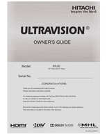 Hitachi 65L60 OG65L6003202017 (42 pages) TV Operating Manual