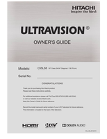 Hitachi C55LS8 OGLS805152019 (61 pages) TV Operating Manual