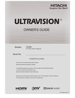Hitachi C55M6 OGC55M605012019 (78 pages) TV Operating Manual