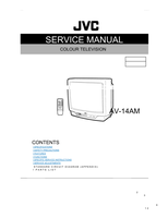 JVC AV-14AM 56091 (30 pages) TV Service Manual