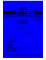 JVC RM-C372GY RM-C373GY AV-14F13 AV-14F33 52021 (61 pages) TV Service Manual