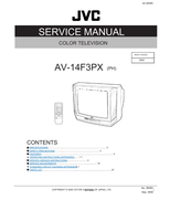 JVC AV-14F3PX 56083 (27 pages) TV Service Manual