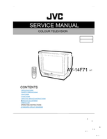 JVC AV-14F71 51918 (47 pages) TV Service Manual