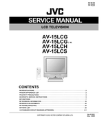 JVC 16758 (49 pages) TV Service Manual