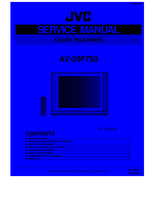 JVC RM-C309G AV-20F703 52001 (48 pages) TV Service Manual