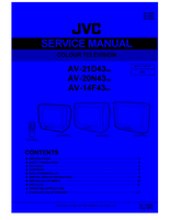JVC AV-21D43 AV-20N43 AV-14F43 52036 (67 pages) TV Service Manual