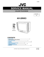 JVC RM-C1014 RM-C1014-1H AV-20NX3 52079 (39 pages) TV Service Manual