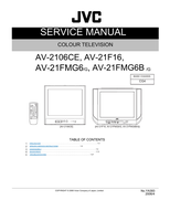 JVC YA393 AV-2106CE AV-21F16 AV-21FMG6 AV-21FMG6B (96 pages) TV Service Manual