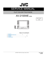 JVC YA284 AV-2155WE RM-C1286 (72 pages) TV Service Manual