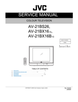JVC YA443 AV-21BS26 AV-21BX16 AV-21BX16B (54 pages) TV Service Manual